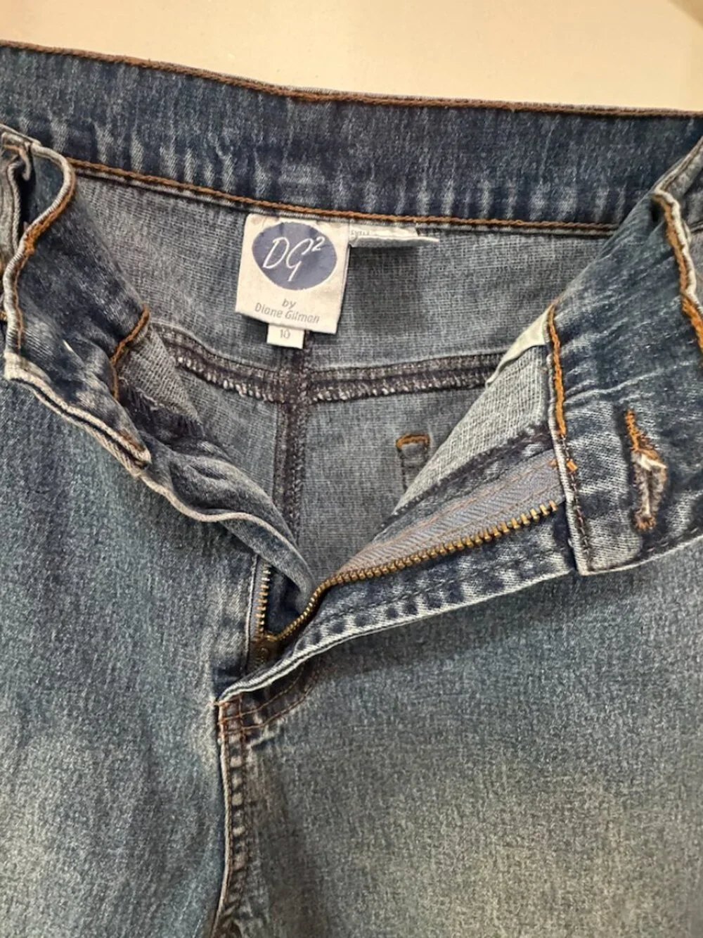DG2 By Diane Gilman Capri Jean, Size 10